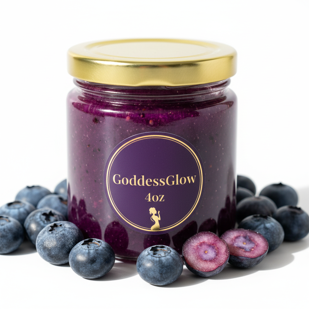 GoddessGlow Blueberry Sea Moss Gel 4oz