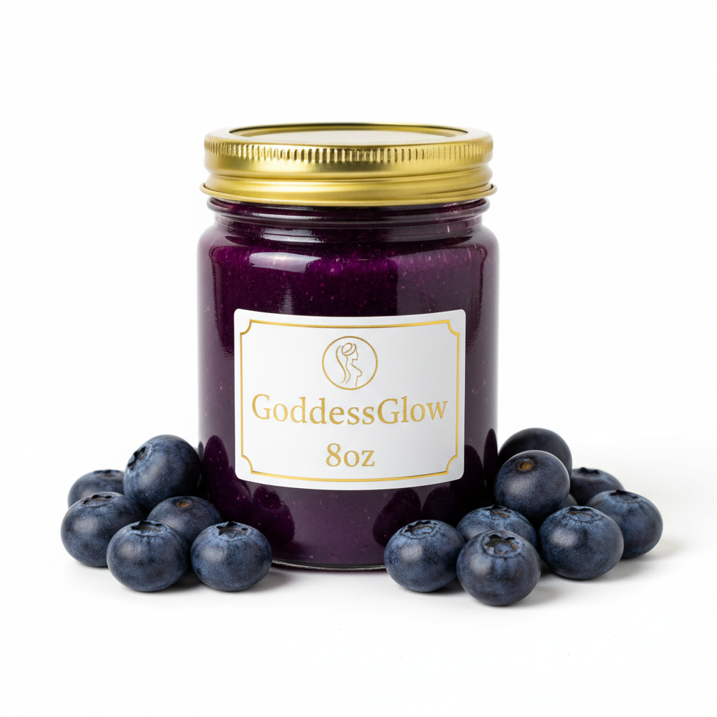 GoddessGlow Blueberry Sea Moss Gel 8oz