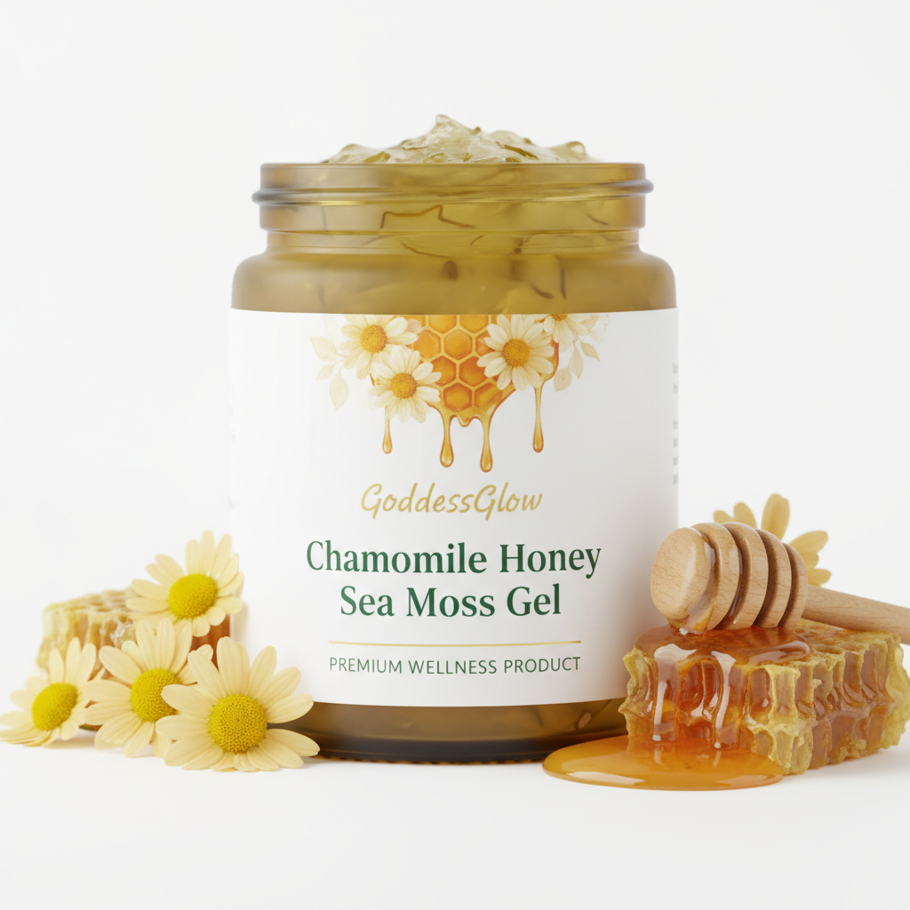 GoddessGlow Chamomile Honey Sea Moss Gel 4oz