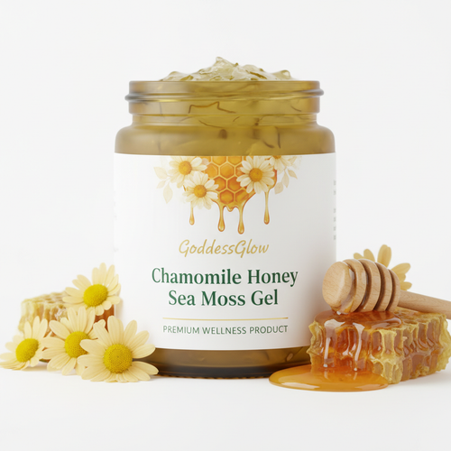 GoddessGlow Chamomile Honey Sea Moss Gel 4oz