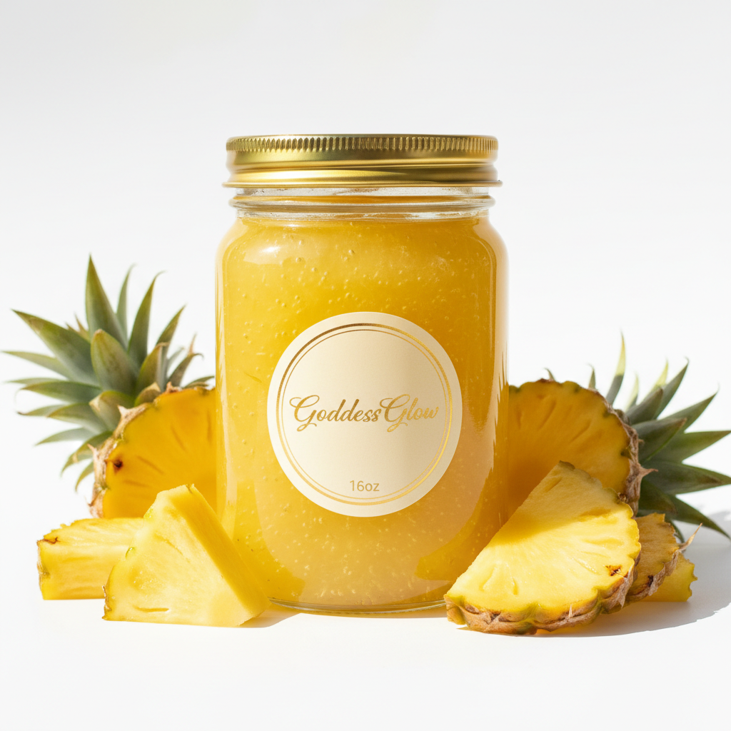 GoddessGlow Pineapple Sea Moss Gel 16oz